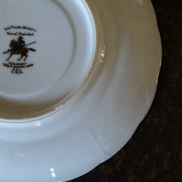 American Beauty Occupied Japan Saucer - Picture 8 of 9